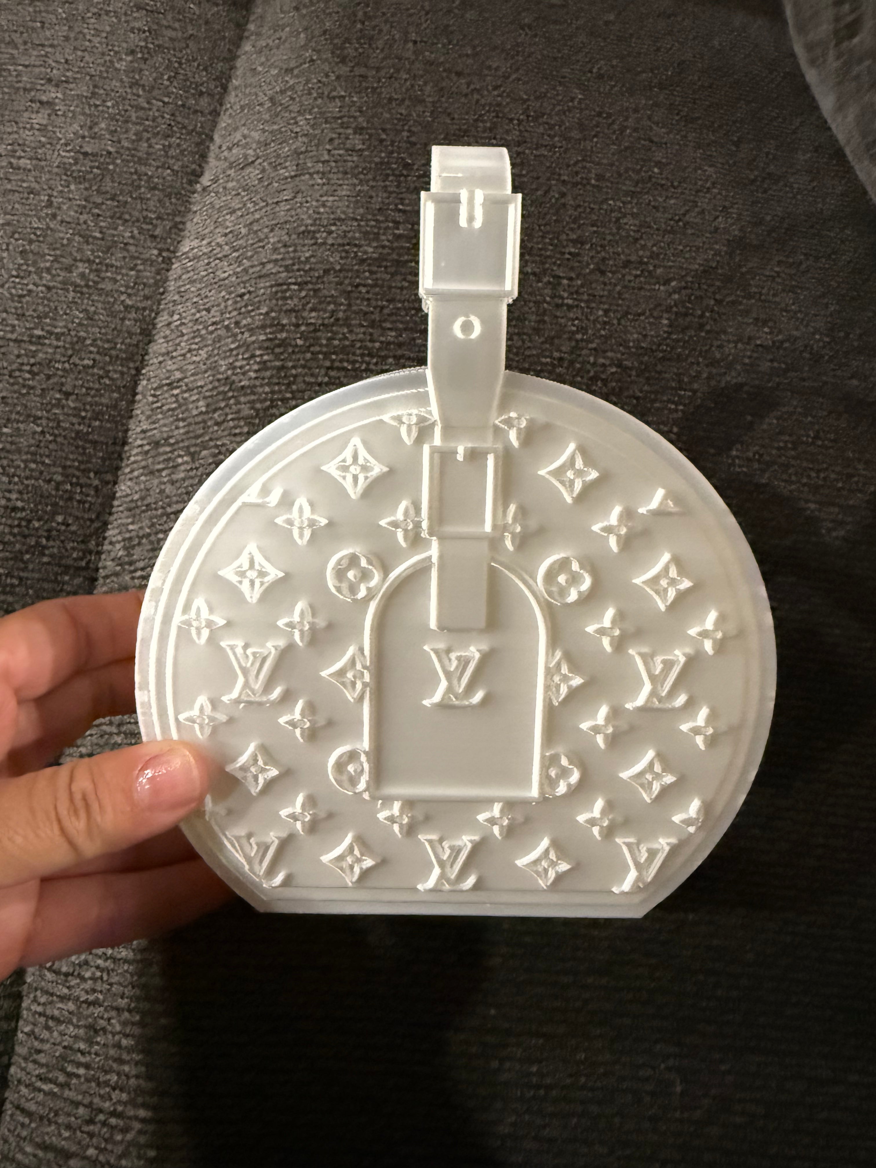 3D Printed white Mini Handbag Decor