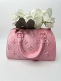 3D Printed Pink Mini  Handbag Decor